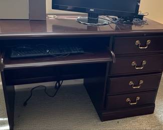 Sauder Heritage Hill Classic Cherry Executive Desk