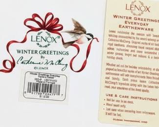 Lenox Winter Greetings Dishes by Madame Alexander