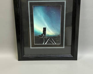 Lot 19: Signed Horst Baender Northern Lights Lithograph