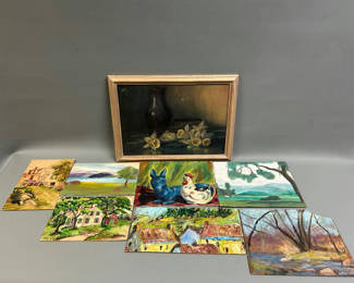 Lot 31: A Collection of Art Paintings