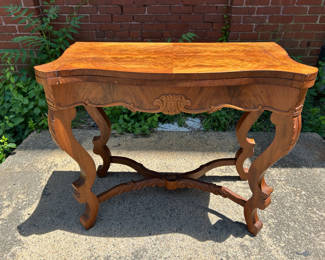 Lot 6: Rococo Revival Carved Game Table