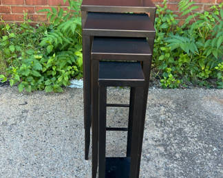Lot 39: Metal Nesting Tables