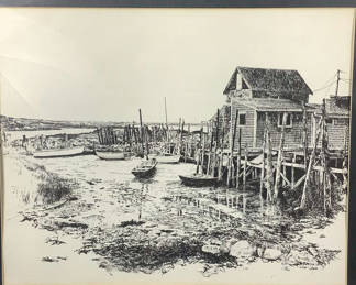 Lot 204: C. Ray Bryan Framed Sketch