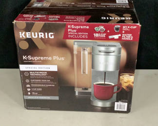 Lot 190: Keurig K-Supreme Plus Special Edition Coffee Maker NIB