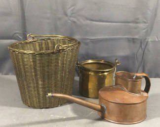Lot 168: Vintage Copper & Brass Decor