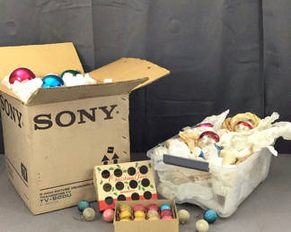 Lot 184: Vintage Christmas Decorations