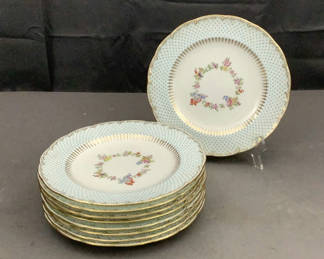 Lot 239: Antique Mintons Dessert Plates