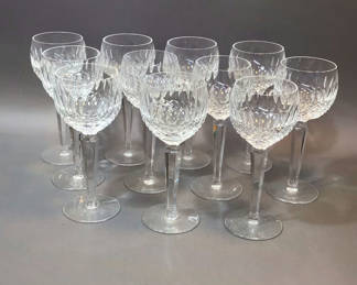 Lot 261: Waterford Colleen Ballon Wine Glasses