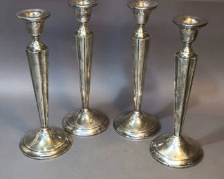 Lot 118: D.R. Sterling & More Tall Candle Holders