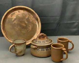 Lot 238: Copper Tone Kitchen