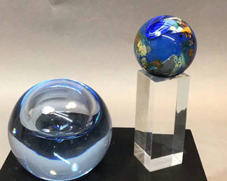 Lot 158: Baccarat & Josh Simpson Spheres