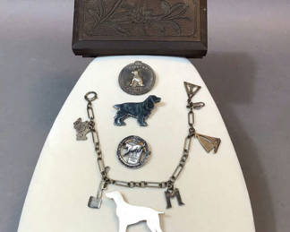 Lot 152: Vintage Sterling Dog & More Jewelry (9+dwt)