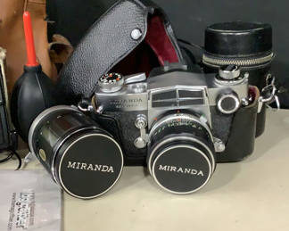 Lot 281: Vintage Miranda & Topcon 35mm Film Cameras
