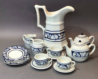 Lot 279: Potting Shed Mini Tea Set & Pitcher