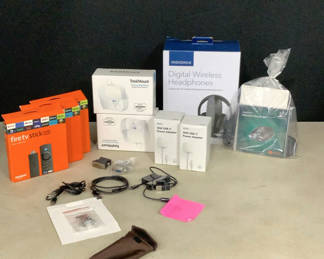 Lot 283: FireStick, Wireless Headphones, Power Adapters & More NIB