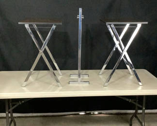 Lot 266: Vintage Artex Snack Tables