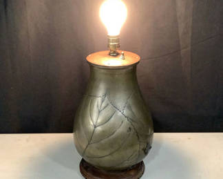 Lot 179: Vintage Brass & Copper Lamp