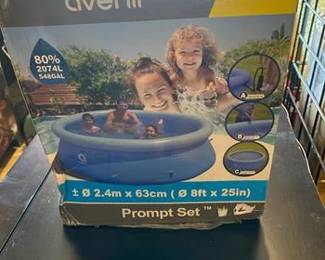 Prompt Set Pool 240 X 63 Cm Above Ground Pool Without Pump