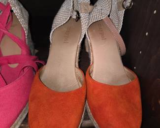 Maypol Espadrille Wedge Sandal with Ankle Strap
