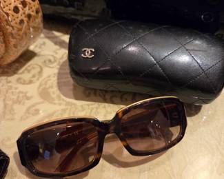 Authentic Chanel Sunglasses with Case