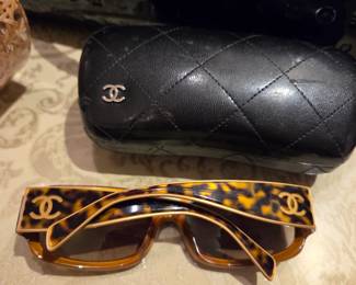 Authentic Chanel Sunglasses with Case
