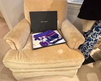 Bulgari Floral Silk Scarf in Presentation Box NWT