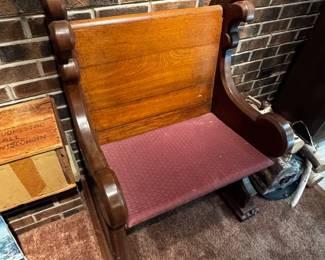 Small church pew