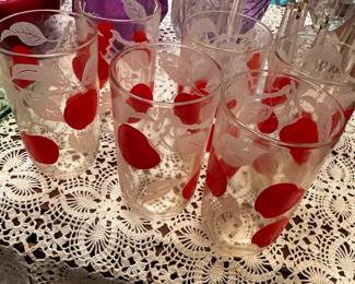 Vintage glassware sets