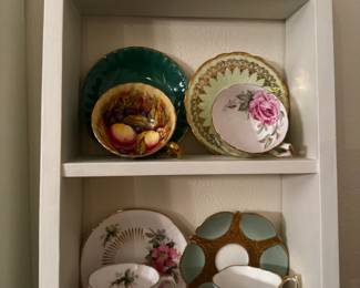 Vintage china cups & saucers