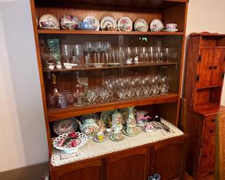 Antique dishes, china & glassware