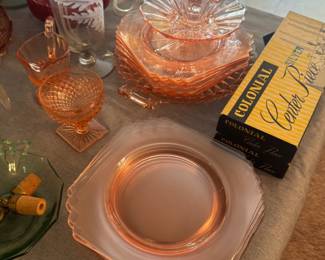 Vintage glassware & hostess sets