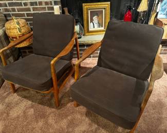 Mid century teak chairs from Sweden