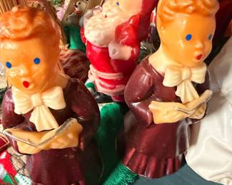 Vintage Gurley Choir Boys Candles