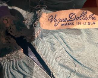 Vogue Dolls Inc Made in USA Tag