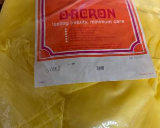 Vintage Yellow Curtains NRFP