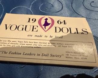 Vintage 1964 Vogue Dolls Fold Out with Baby Doll