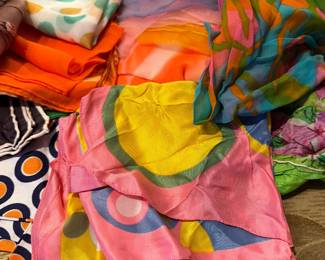 Vintage Chiffon Scarves, Scarves