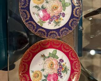 Gloria Fine Porcelain (Bavarian, Bayreuth) 22-carat gold accents, mid-20th century