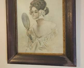 1908 Harrison Fischer lady art
