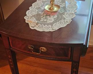 american masterpiece by hickory mahogany side tables