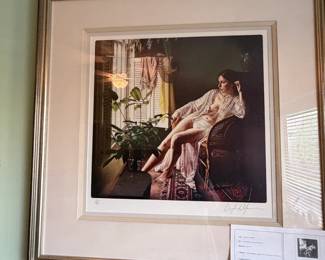 Framed and matted Douglas Hofman print signed and numbered