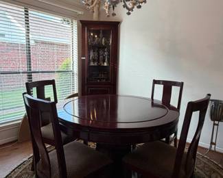 Rosewood table and chairs