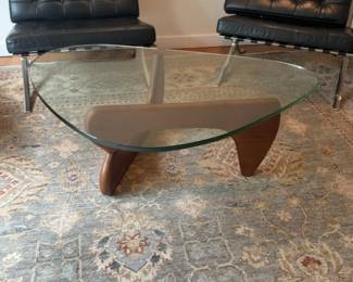 Noguchi Style Tribeca Glass Coffee Table
