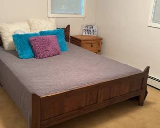 Ikea Natura NA Queen Bed Frame with Headboard