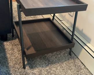 Hillside Tray Top Side Table - H21”x L20”xW18.5”