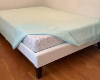 Braxton Studio Lancashire Full Faux Leather Upholstered Bed