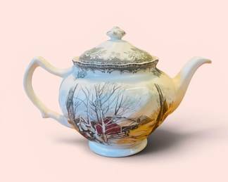 "Friendly Village" Teapot (matching mugs are available)