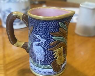 Majolica Creamer