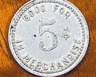 Stoeffhaas & Moss Merchant Token - Circa 1920