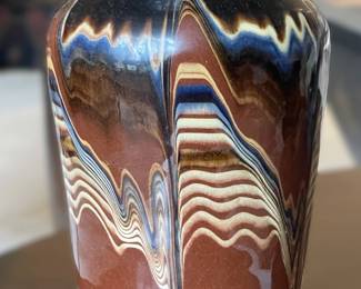 Drip-Glazed Vase - Circa 1970 